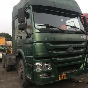 China Used 375hp 371hp SINOTRUK used tractor truck HOWO SINOTRUCK howo trailer header head for sale factory