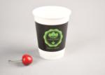 8oz Customizable Paper Coffee Cups & Sleeves Recyclable Eco Friendly