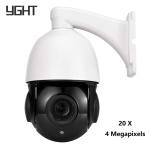 1/3 inch CMOS Wifi PTZ Dome Camera 20X Optical Zoom 100M IR Distance