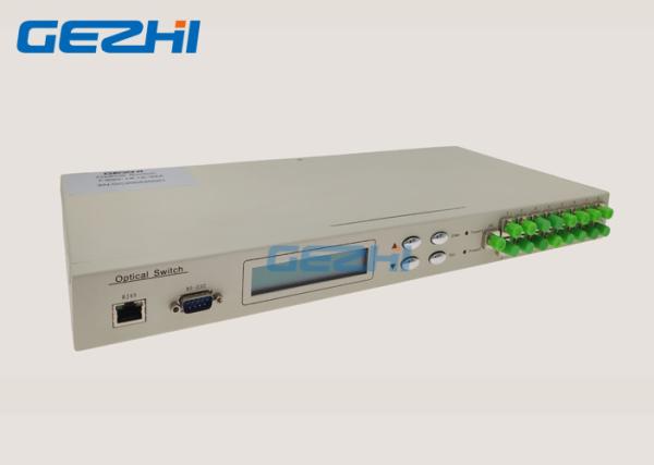 China Rack Mount Programmable Chassis 1x16 Benchtop Optical Switch factory