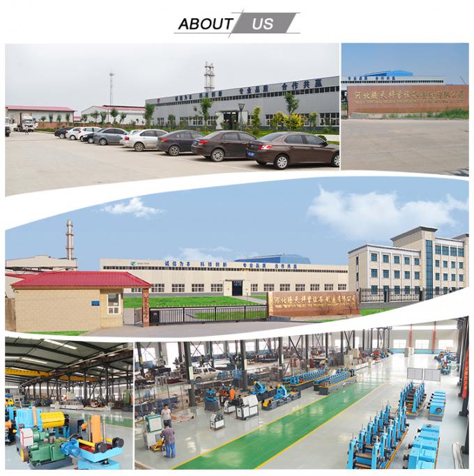 114.3mm Square Pipe Making Machine Max Forming Speed 60m/Min 0