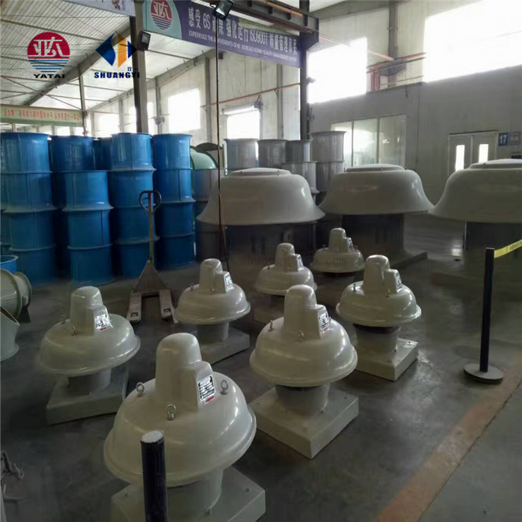 95 x 25-A2 Principal Axis Pulley FRP Rooftop Blower for Commercial Roof Ventilation