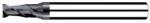 P50 Double Flute End Mill 3mm Solid Carbide End Milling Cutter For Carbon Steel