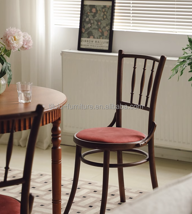Dining Room Furniture Solid Wood Velvet Classical Wooden Luxury Used Antique Modern Chairs for Weddings and Special Events