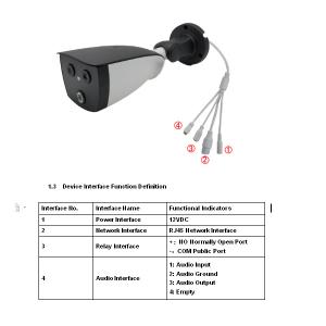 China 2.9 Inch CMOS 12μM Infrared Temperature Measurement Thermal Camera factory