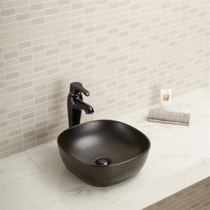 China 250mm 350mm Round Shallow Countertop Basin Sink Bowl Seamless factory