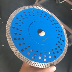 China 125mm Turbo Segmented Diamond Cutting Blade Dry Cutting Disc Granite Marble Use factory