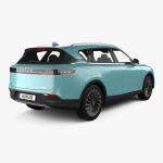 Dongfeng Electric Car 2023 Design Voyah Free EV Suv with 106 Battery Capacity