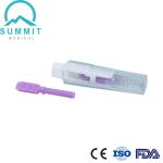 Sterile Pressure Activated Safety Lancet 28G 1.8mm Purple 100 Pieces Per Box