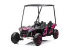 24v Battery 4x4 Plastic UTV Four-Seat Children's Electric Car with Carport 4