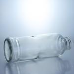 Glass Bottle with Metal Lid Food Grade Best Seller Juice Milk Ketchup Salad