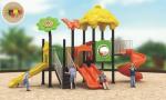 Eco friendly kids plastic spiral slide climbing playground for outdoor