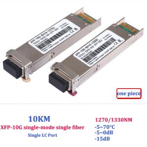China XFP Gigabit 10G Sfp Single Mode Fiber Module factory