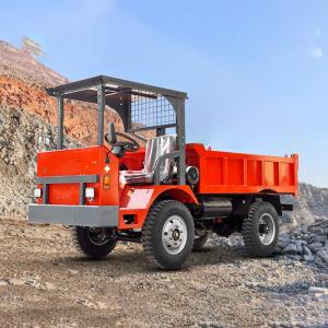 China 3.5 ton Underground Mining Dump Truck Four Wheel Mining Narrow Axle factory