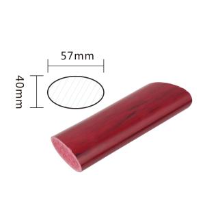 China 57 w *40 h mm Round Handrail in Colors for Modern Design PVC Deck Railing Systems factory
