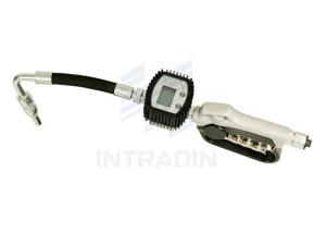 China 10 Gallon Digital Oil Control Valve With Low Battery Indicator And Rigid or Flexible Spout factory