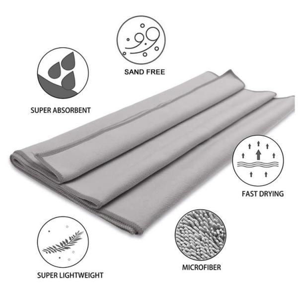 Embroidered Microfiber Sweat Towel