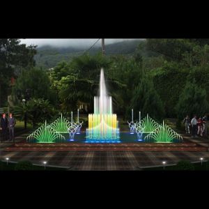 Easy install artificial water fountain