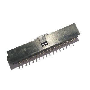 34P 2.54mm Pitch Box Header Connector SMT Type PA9T With CAP Gold Flash