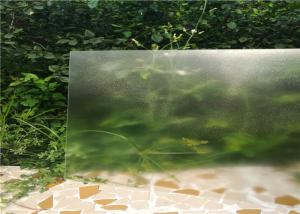 China Solid Structure Low Iron Toughened Glass Flat Shape 3.2mm / 4mm Thickness factory