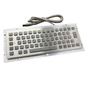 China KIOSK IP65 / IK07 Stainless Steel Industrial PC Keyboard SUS304 Waterproof Dustproof anti-vandalism Rear Panel Mounted -40℃ factory