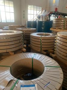China Cold Rolled Precision Stainless Steel Precision Strip 0.42mm * 28.2mm factory