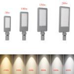 7800lm Outdoor Integrated LED Street Light Adjustable Angle IK09 Grade