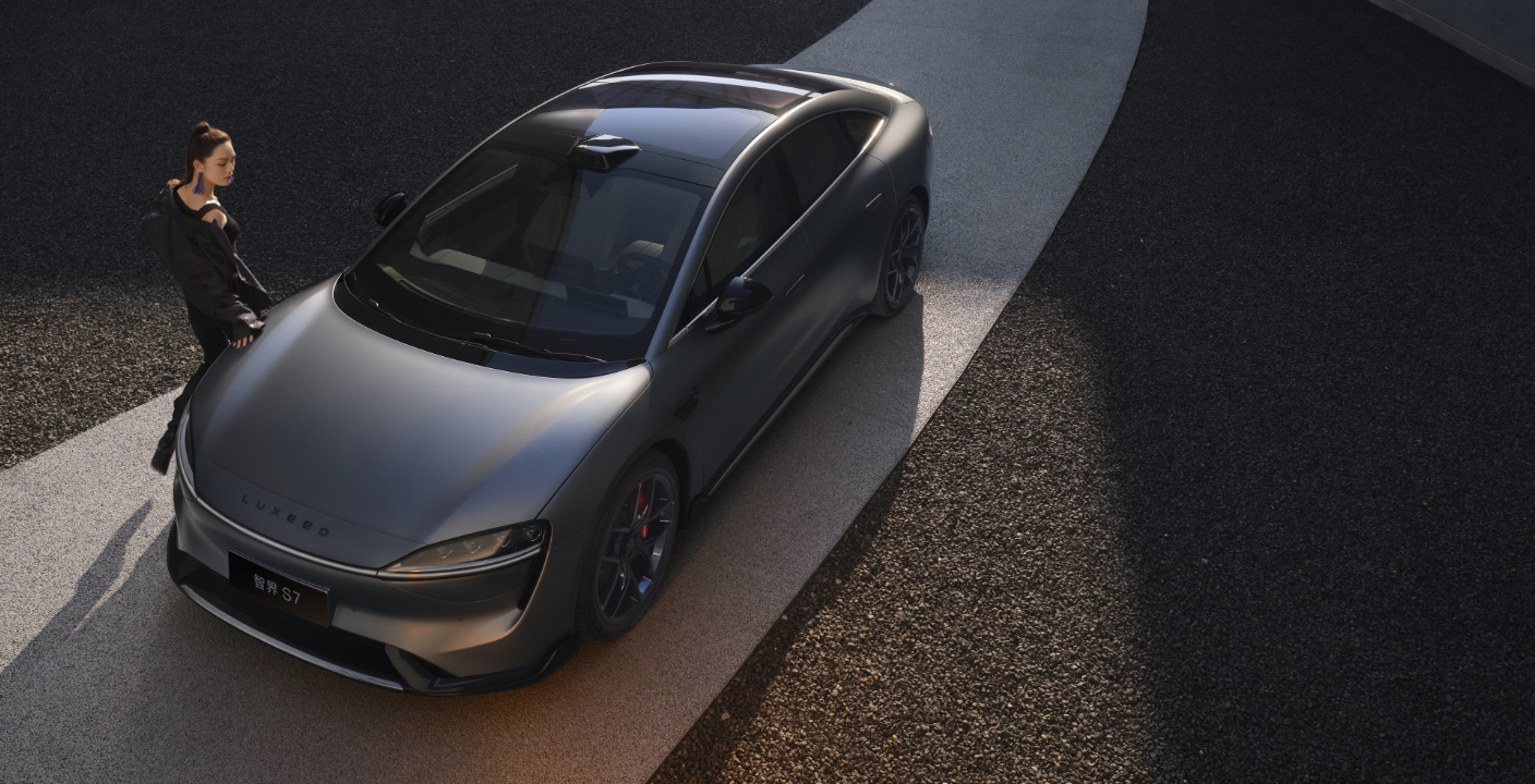 705/630km Pure Electric Aito Luxeed S7 2024 Pro Max 855Km 800V Fast Charging Electric Car with 0.25h Charging Time