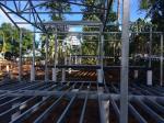 Quick Build Two Story Metal Building Homes , Furnished Steel Structure House