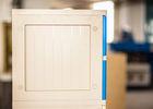 China Four Layer Plastic Plastic Gym Lockers Gray Door No On - Site Assembly factory