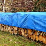 50-300gsm Blue Polyethylene Fabric PE Woven Tarpaulin for Outdoor Protection