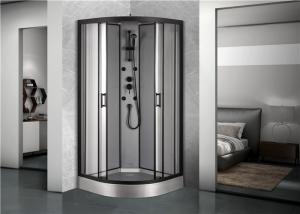 China Bathroom Shower Cabins Black Acrylic ABS Tray factory