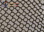 Restaurant Oblate Ring Mesh Curtain 1.0mm 10mm Wire Mesh