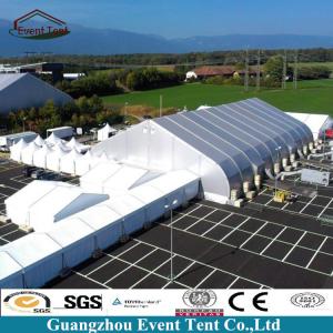 China 25*60m Aluminum TFS Curve Large Outdoor Tent , Wind Loading 100km/H factory
