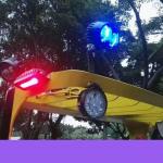 Red Zone Forklift Danger Zone Warning Light,Forklift Halo Light, Side-Mount
