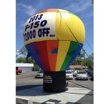 Giant ground helium inflatable advertising balloon for event promotion grand
