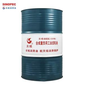 China 170KG 4406 Synthetic Heavy-Duty Industrial Gear Lubricant Great Wall Oil factory