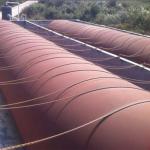 OEM PVC Membrane Red Mud Biogas Cover Acid Resistant For Biogas Plant