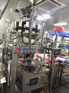 China Bath salt plastic cup weighing and filling machine factory