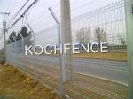 High Strength 3D Fence Panel With Square Round Post Ultra Violet Resistant