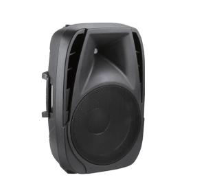 China 15 inch Active Speaker System Portable PA with Battery handle and wheels , Trolley speakers factory