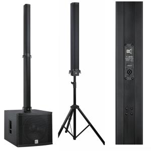 China Active Line Array Speakers 18inch Sub Woofer , Column Bluetooth Speaker Music Instrument factory