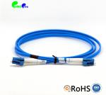 Armored Fiber Optic Patch Cables LC UPC - LC UPC Zipcord SM Duplex 3.0 LSZH Blue