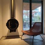 Indoor Decorative Hanging Heavy Duty Wood Burning Fire Pit In Living Room