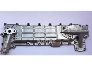 China Silver Oil Cooler Cover / Engine Side Cover NPR 5-11280-002-3 Excavator Engine Parts factory