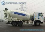 HOWO A7 Concrete Mixer Truck 336Hp 7M3 Mixing Volume 10 Wheelers ZF Reducer