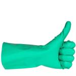 Industrial Chemical Long Black Latex Gloves S - XXL Size
