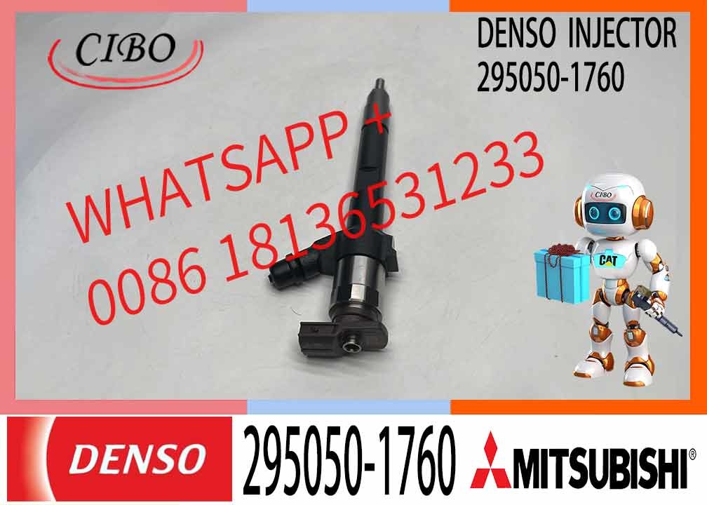 Genuine 295050-1760 Common Rail Injector 295050-1760 1465A439 For MITSUBISHI L200 TRITON 4N15 ENGINE