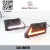 Buy cheap TOYOTA RAV4 TRD Adventure Car DRL LED Daytime driving turn signal Fog Lights from wholesalers