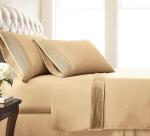 Minimalist Folded Microfiber Polyester Cotton Hotel Household Four-Piece Bed